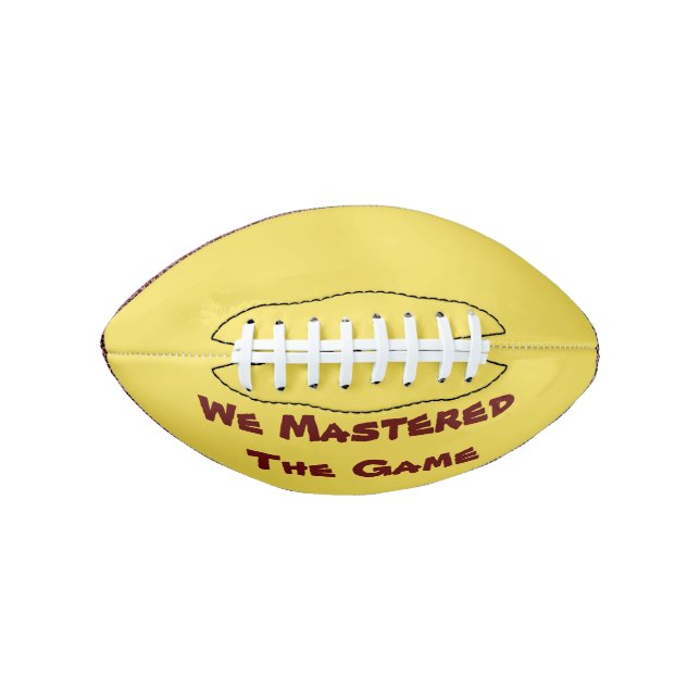 We mastered the game _Football American Football (Front)