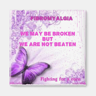 We may be beaten but not broken magnet