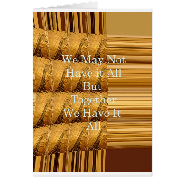 We may not have it all Giraffe Safari  Hakuna Mata (Front)