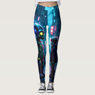 We meet again Alien and Boy leggings