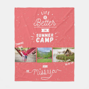 We Miss You Camp Blanket