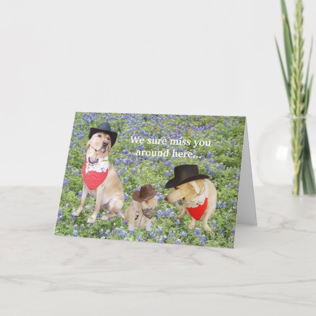 We Miss You Card (Front)