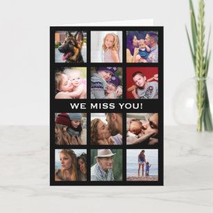 We Miss You   Missing Family & Friends Card