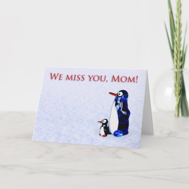 We miss you, Mum Card (Front)