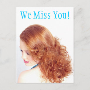 We Miss You! Postcard