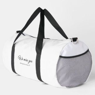 We Miss You Tote Bag – Minimalist Aesthetic Gift, 