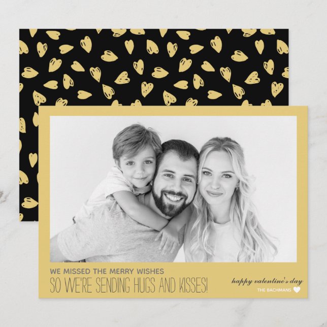 We missed the Merry Wishes Photo Valentine Card (Front/Back)