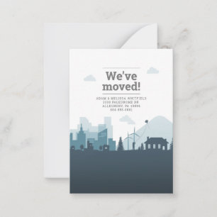 We Moved Address Moving Announcement