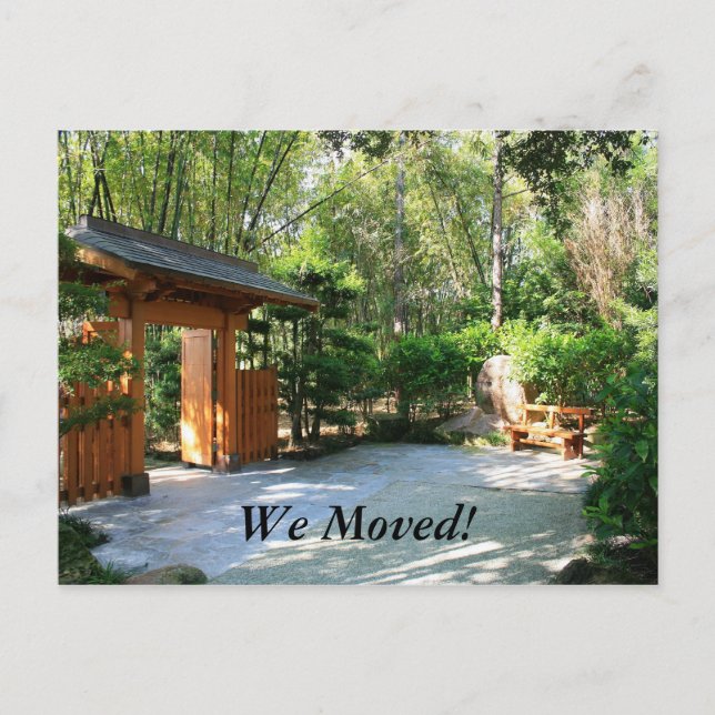 We Moved! Announcement Postcard (Front)