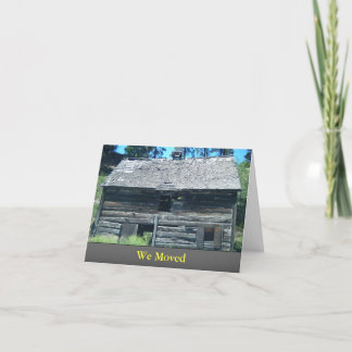 We Moved Card