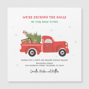 We Moved Christmas Moving Announcement