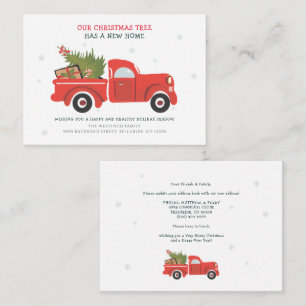We Moved Christmas Moving Announcement
