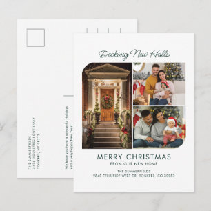 We Moved Decking New Halls 3 Photos Moving Announcement Postcard