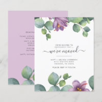 We Moved Greenery Chic Moving Announcement