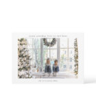 We Moved Home Message Family Christmas Photo