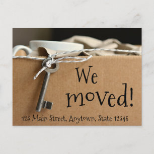 We Moved Postcard