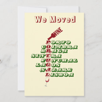 We Moved to Portugal Portguese cities Holiday Card