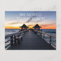 We Moved To The Beach Naples Pier Florida Postcard