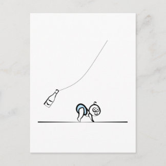 We Name this Baby Boy - RSVP Postcard