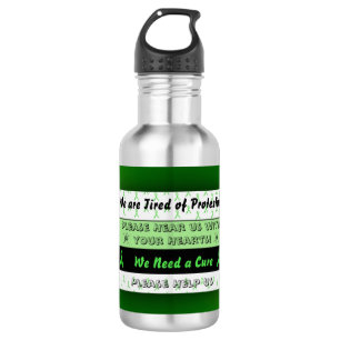 We Need a Cure Lyme Disease Awareness Water Bottle