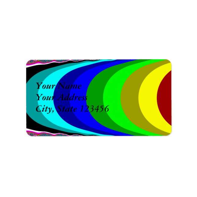 We need a rainbow label (Front)