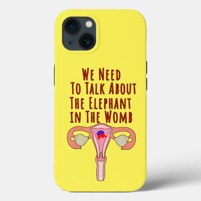 We Need to Talk About The Elephant In The Womb Case-Mate iPhone Case (Back)