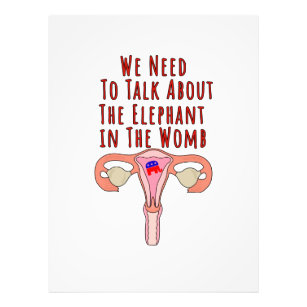 We Need to Talk About The Elephant In The Womb Photo Print