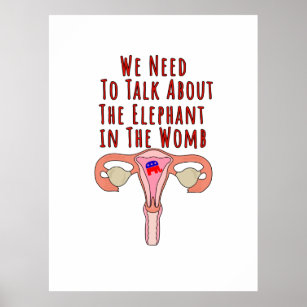 We Need to Talk About The Elephant In The Womb Poster
