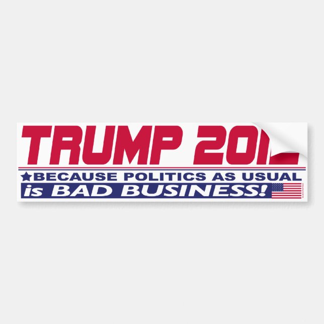 We Need Trump 2012 Bumper Sticker (Front)