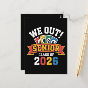 We Out Senior Class Of 2026 Postcard