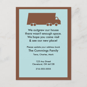 We Outgrew Our House Postcard