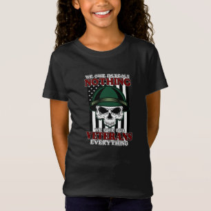We Owe Our Veterans Happy Veteran Day Support T-Shirt