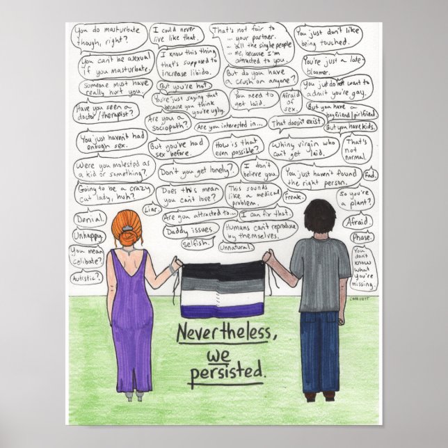 We Persisted (Asexual) 11x14 Poster (Front)