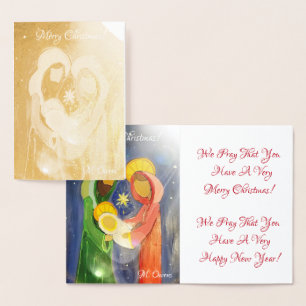 We Pray That You Have A Very Merry Christmas! Foil Card