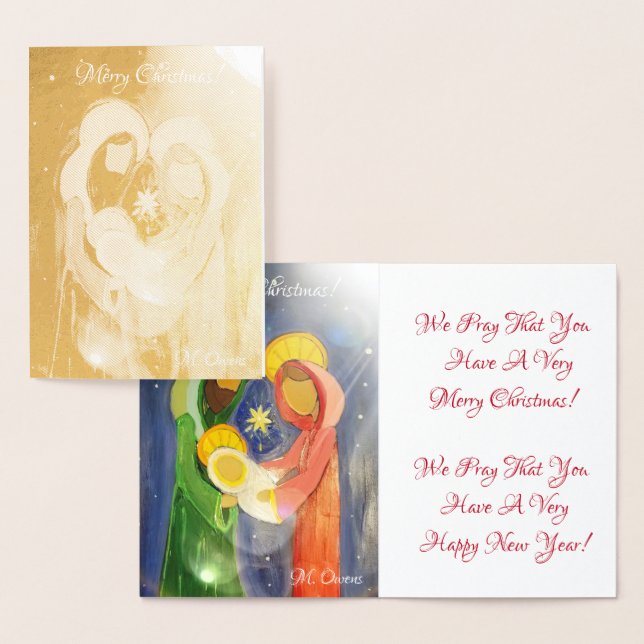 We Pray That You Have A Very Merry Christmas! Foil Card (Display)
