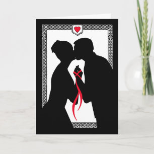 We’re Engaged Tie the Knot Seal the Deal Card