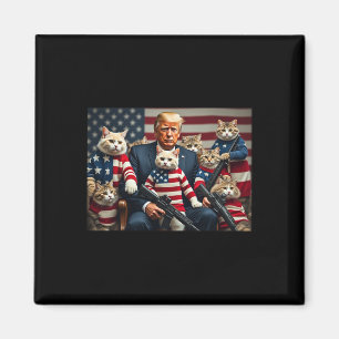 We’re Gonna Save The Cats Funny Trump Vote 2025 Am Magnet