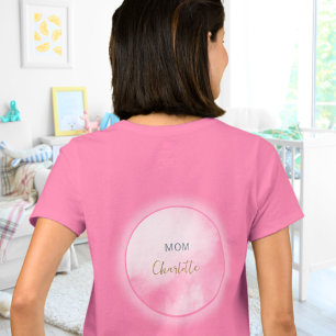 We´re on Cloud 9 Pink Mum to be Baby Shower T-Shirt