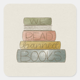 We Read Banned Books  Sticker