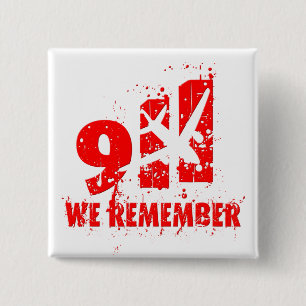 We Remember "911" 10th Anniversary Button