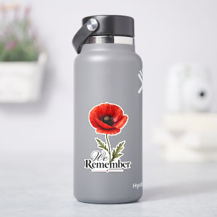 We Remember – Red Poppy Memorial Day Tribute