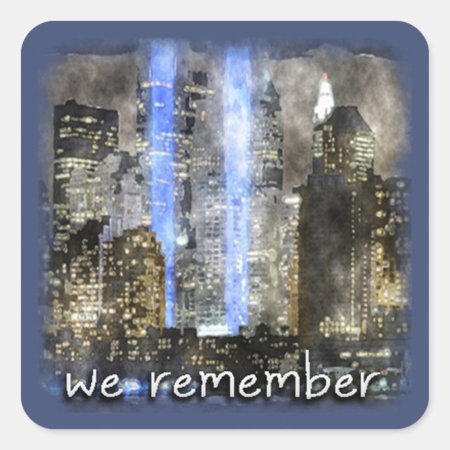 WE REMEMBER Stickers (Front)