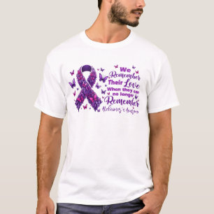 We Remember Their Love - ALZ Butterfly Ribbon T-Shirt