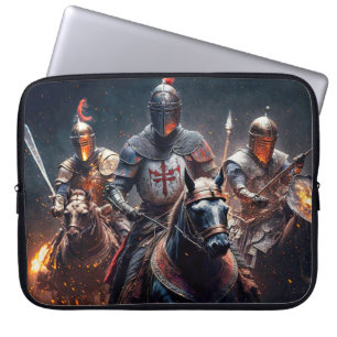 We Ride After Midnight Illustration Laptop Sleeve
