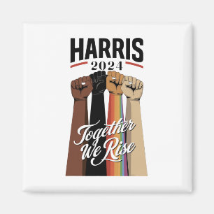 We Rise - Kamala Harris 2024 Magnet