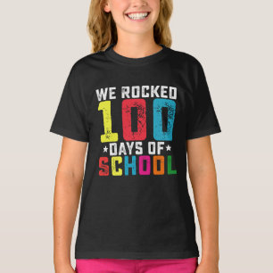We Rocked 100 Days of School Teacher Student T-Shirt