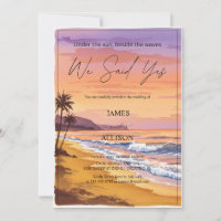We Said yes - Boho Beach California &  Wedding 