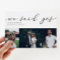 We Said Yes Modern Script Wedding Multi Photo