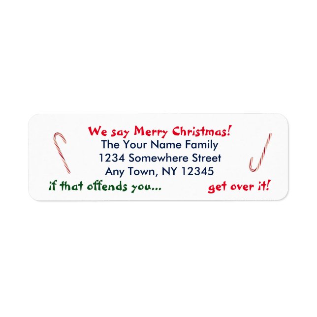 We Say Merry Christmas (Front)