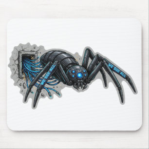 We See All – Surveillance Cyber Spider Drone T-Shi Mouse Mat